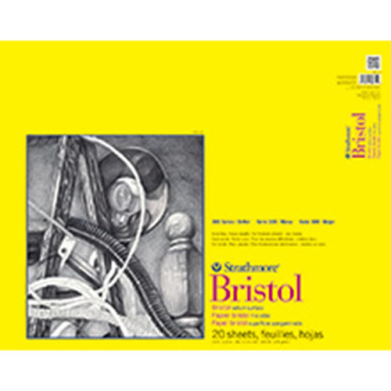 Strathmore 300 Series Bristol Pad 19" x 24" - (20 sheets, 100lb) Vellum
