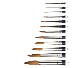 #0 Round Artists' Watercolor Brush