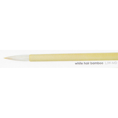 Langnickle White Hair Bamboo Brush Large