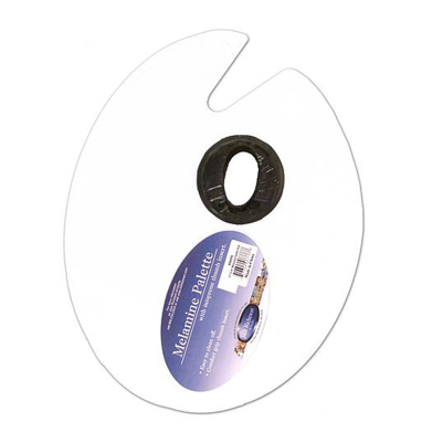 Melamine Oval Palette 9" x 12"