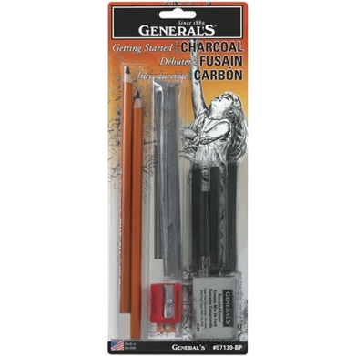 General's Charcoal Kit - (11 Pieces) Getting Started 57139-BP