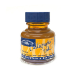 Winsor & Newton Calligraphy Ink - (1oz/30ml) Yellow Ochre