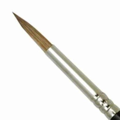 #2 Natural Camel Hair Round Brush