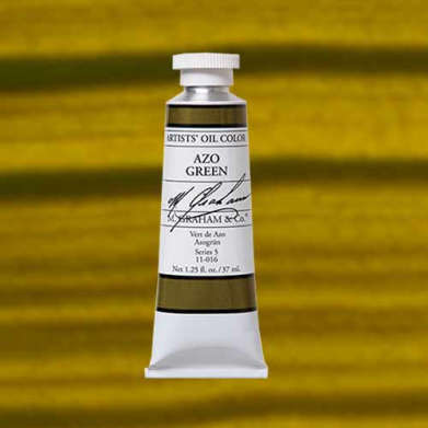 M. Graham & Co. Oil Paint - (1.25oz/37ml) Azo Green