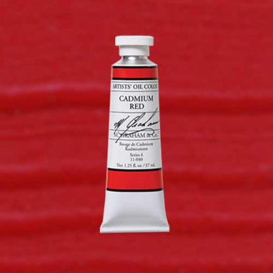 M. Graham & Co. Oil Paint - (1.25oz/37ml) Cadmium Red