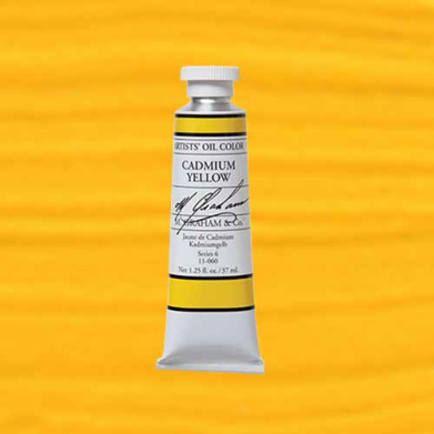 M. Graham & Co. Oil Paint - (1.25oz/37ml) Cadmium Yellow