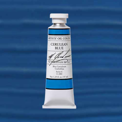 M. Graham & Co. Oil Paint - (1.25oz/37ml) Cerulean Blue