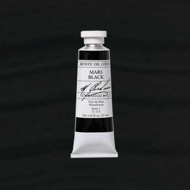 M. Graham & Co. Oil Paint - (1.25oz/37ml) Mars Black