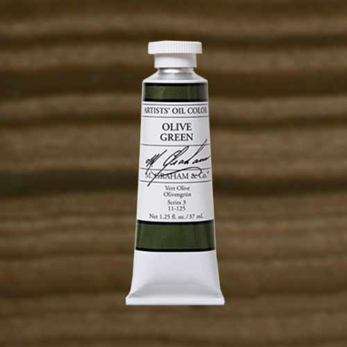 M. Graham & Co. Oil Paint - (1.25oz/37ml) Olive Green
