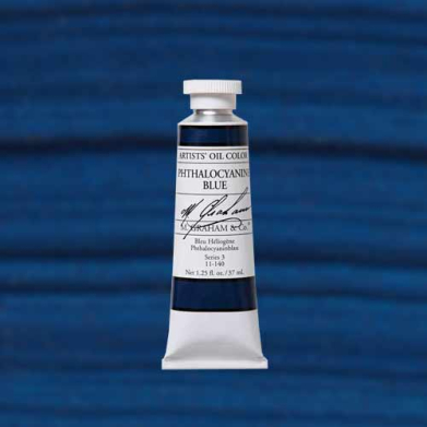 M. Graham & Co. Oil Paint - (1.25oz/37ml) Phthalo Blue