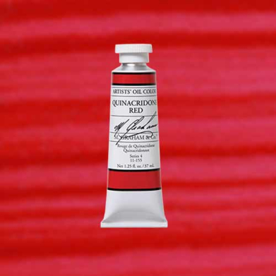 M. Graham & Co. Oil Paint - (1.25oz/37ml) Quinacridone Red