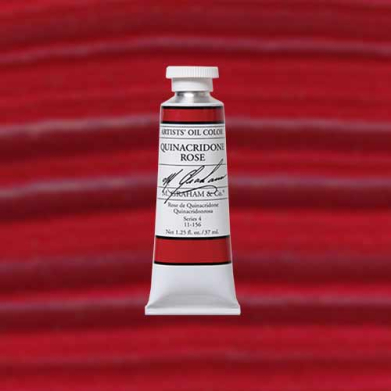 M. Graham & Co. Oil Paint - (1.25oz/37ml) Quinacridone Rose