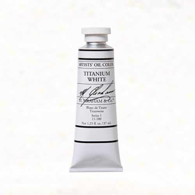 M. Graham & Co. Oil Paint - (1.25oz/37ml) Titanium White