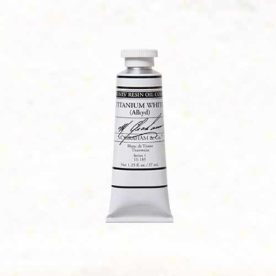 M. Graham & Co. Oil Paint - (1.25oz/37ml) Titanium White Rapid Dry