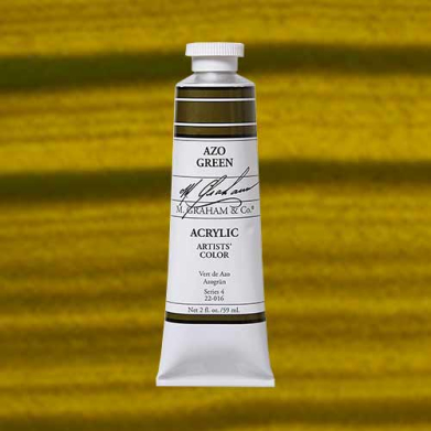 M. Graham & Co. Acrylic Paint - (2oz/60ml) Azo Green