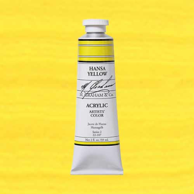 M. Graham & Co. Acrylic Paint - (2oz/60ml) Hansa Yellow