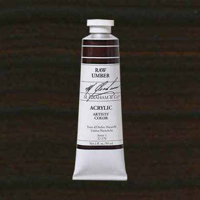 M. Graham & Co. Acrylic Paint - (2oz/60ml) Raw Umber