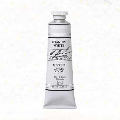 M. Graham & Co. Acrylic Paint - (2oz/60ml) Titanium White