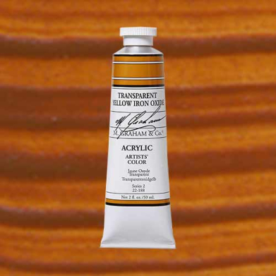 M. Graham & Co. Acrylic Paint - (2oz/60ml) Transparent Yellow Iron Oxide