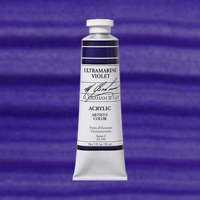M. Graham & Co. Acrylic Paint - (2oz/60ml) Ultramarine Violet