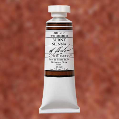 M. Graham & Co. Watercolor Paint  (0.5oz/15ml) Burnt Sienna