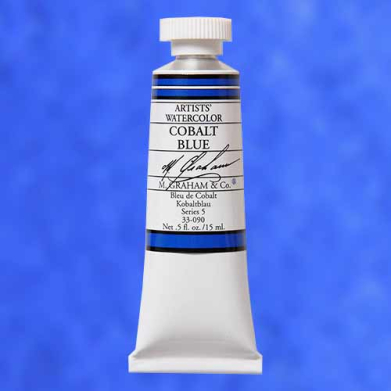 M. Graham & Co. Watercolor Paint  (0.5oz/15ml) Cobalt Blue