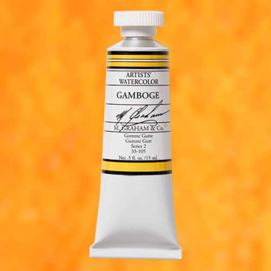 M. Graham & Co. Watercolor Paint  (0.5oz/15ml) Gamboge