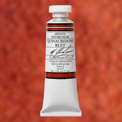 M. Graham & Co. Watercolor Paint  (0.5oz/15ml) Quinacridone Rust