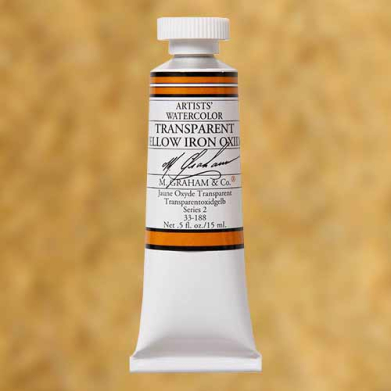 M. Graham & Co. Watercolor Paint  (0.5oz/15ml) Transparent Yellow Iron Oxide