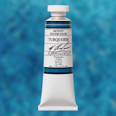 M. Graham & Co. Watercolor Paint  (0.5oz/15ml) Turquoise