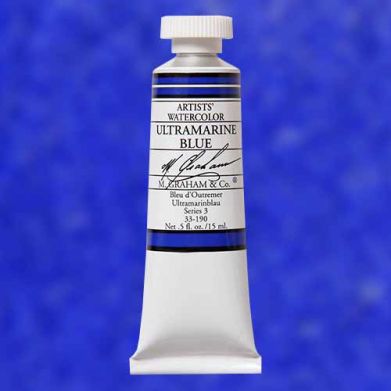 M. Graham & Co. Watercolor Paint  (0.5oz/15ml) Ultramarine Blue