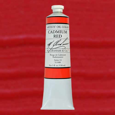 M. Graham & Co. Oil Paint - (5oz/150ml) Cadmium Red