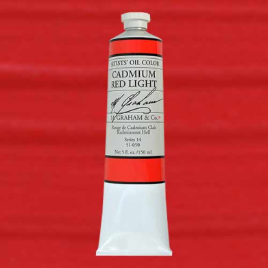 M. Graham & Co. Oil Paint - (5oz/150ml) Cadmium Red Light