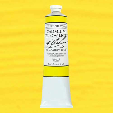 M. Graham & Co. Oil Paint - (5oz/150ml) Cadmium Yellow Light