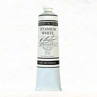 M. Graham & Co. Oil Paint - (5oz/150ml) Titanium White Fast Dry