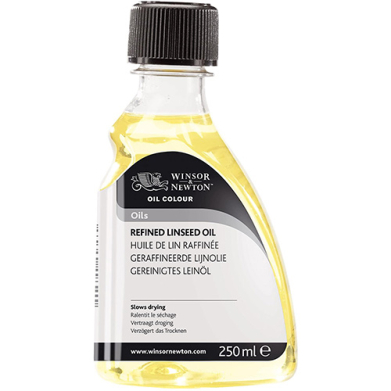 Winsor & Newton Oil Colour Oils - (8.4oz/250ml) Refined Linseed Oil