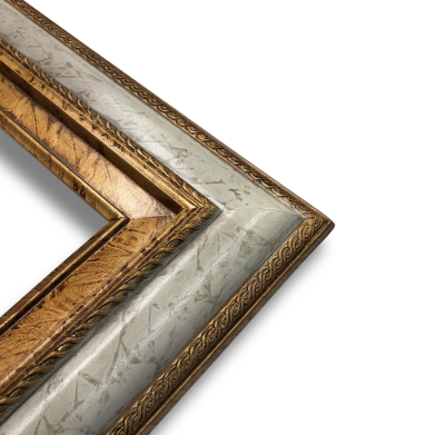 Econo Frame Tuscan White Marble with Wood Liner - 20" x 24"