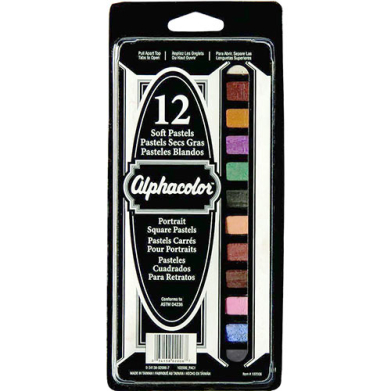 Alphacolor Soft Pastel Set - (12 Pack) Portrait