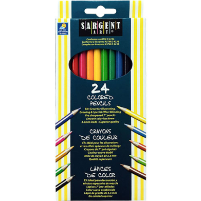 Sargent Colored Pencils - (24 Pack)
