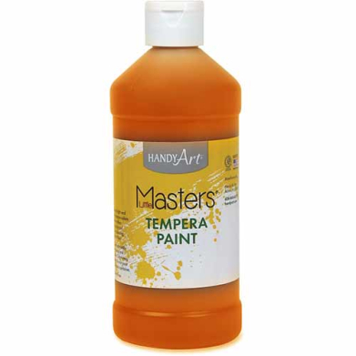 Handy Art Little Masters Tempera Paint - (16oz/473ml) Orange