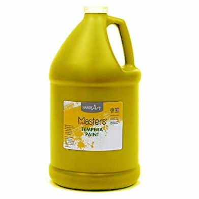 Handy Art Little Masters Tempera Paint - (1 Gallon) Yellow