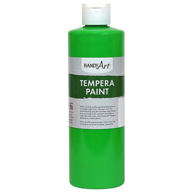 Handy Art Tempera Paint - (16oz/473ml) Fluorescent Green