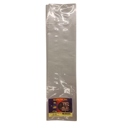 Quality Art Non-Bleeding Tissue Paper 20" x 30" - (24 Sheets) Light Gray