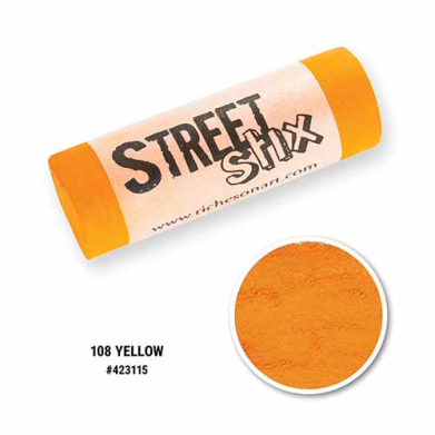 Yellow #108  Street Stix Pavement Pastel