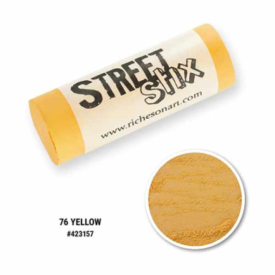 Yellow #76 Street Stix Pavement Pastel