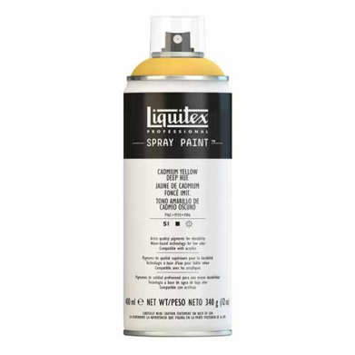 Liquitex Professional Spray Paint - (13.53oz/400ml) Cadmium Yellow Deep Hue