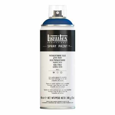 Liquitex Professional Spray Paint - (13.53oz/400ml) Phthalo Blue (Green Shade)