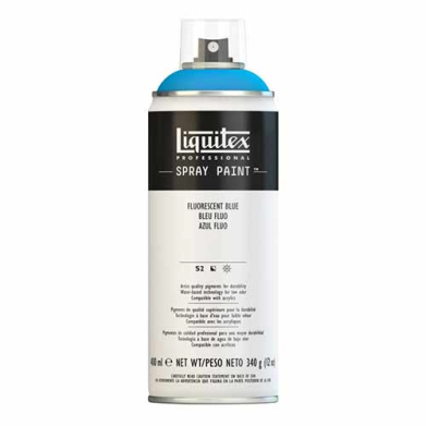 Liquitex Professional Spray Paint - (13.53oz/400ml) Fluorescent Blue