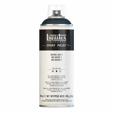 Liquitex Professional Spray Paint - (13.53oz/400ml) Neutral Grey 3