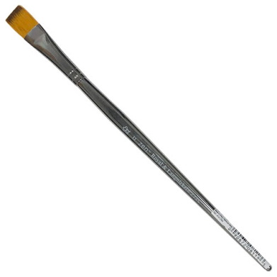 Royal Langnickel Zen Brush for All Media  Short Handle, Flat Shader #12
